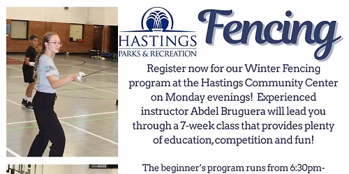 Fencing with Abdel Bruguera