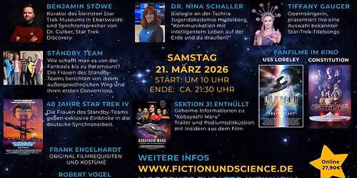 Convention Fiction & Science 2 - Kinotag Weinheim