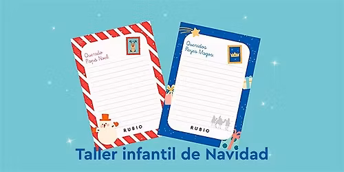 \u00a1Taller INFANTIL de Cartas m\u00e1gicas de NAVIDAD! en RUBIO