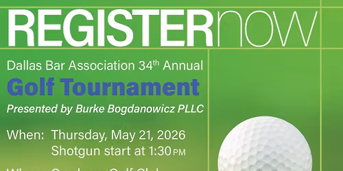 DBA Golf Tournament, presented by Burke Bogdanowicz 