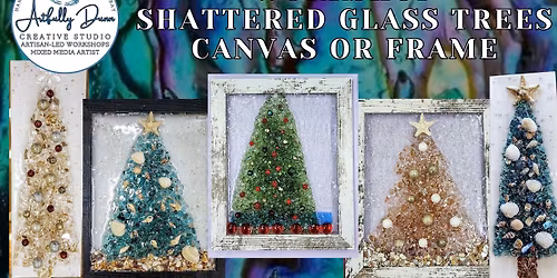 Workshop - Shattered Glass Resin Christmas Trees 