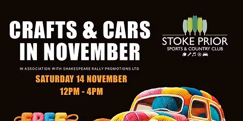Crafts and Cars in November