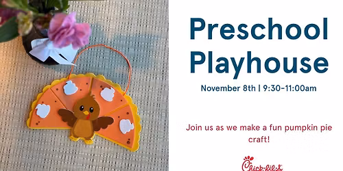 Preschool Playhouse | Pumpkin Pie Craft