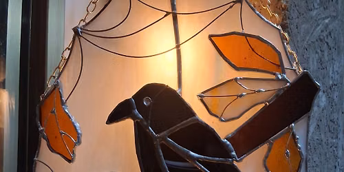 Raven Stained Glass Panel Class