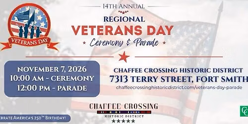 14th Annual Veterans Day Parade and Ceremony at Chaffee Crossing