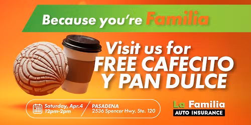 \u2615\ud83e\udd50 Pasadena \u2014 Free Pan Dulce & Coffee Saturday! \ud83e\udd50\u2615