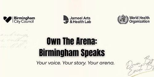 Own the Arena: Birmingham Speaks | Free Spoken Word Workshop