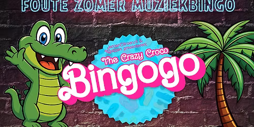 The Crazy Croco BinGoGo - Foute Muziekbingo - Dordrecht