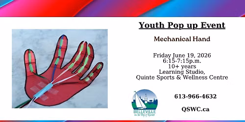 Youth Pop-up Event: Mechanical Hand