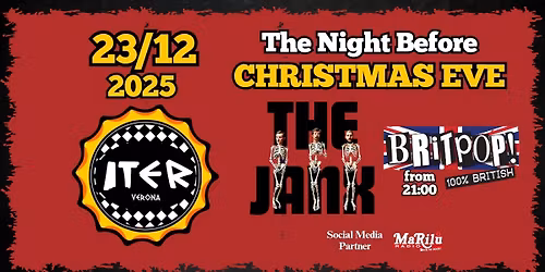 23\/12 - The Night Before Christmas Eve - THE JANX, Brit Rock Band live