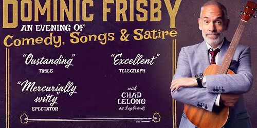 Dominic Frisby in Swindon: An Evening of Comedy, Songs and Satire