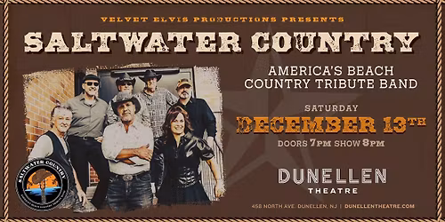 Country Night with Saltwater Country @ Dunellen Theatre
