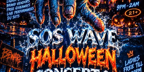 2nd Annual SOS WAVE HALLOWEEN CONCERT & COSTUME PARTY