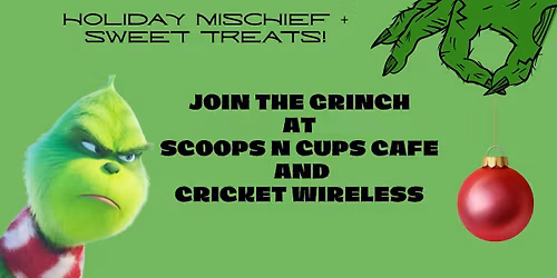 Holiday Mischief + Sweet Treats by Scoops n Cups and Cricket Wireless