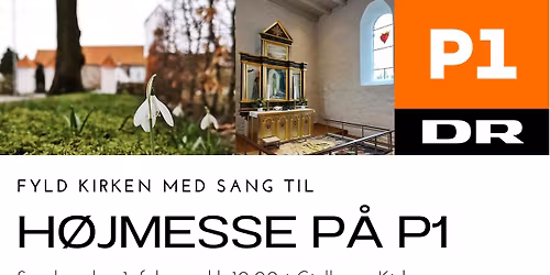 H\u00f8jmesse p\u00e5 P1 fra Gjellerup Kirke