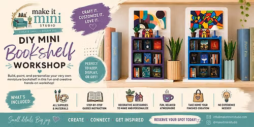 Make It Mini: Miniature Bookshelf