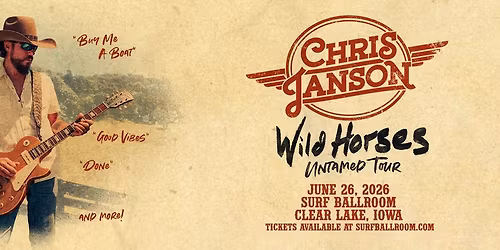 Chris Janson - Wild Horses Untamed Tour 