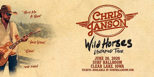 Chris Janson - Wild Horses Untamed Tour 