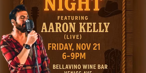 Country Night with Aaron Kelly at BellaVino