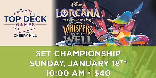 Lorcana Whispers in the Well 1K Set Championship
