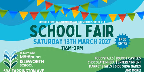 Te Kura o Te M\u0101t\u0101puna Isleworth School Fair
