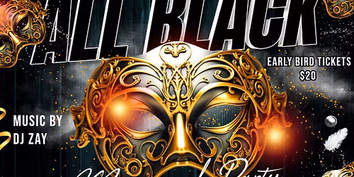 ALL BLACK MASQUERADE DAY PARTY-HOST BATTLE-BAM640 & DJ ZAY VS DEEJAYNIKKI & PINKY THE HOST