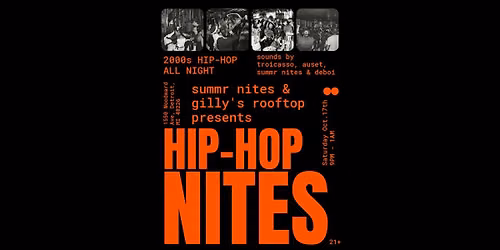HIP-HOP NITES AT GILLY'S ROOFTOP