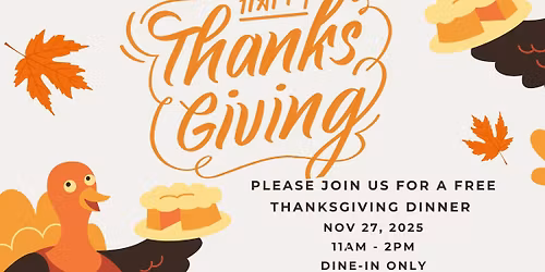 FREE Thanksgiving Day Dinner!
