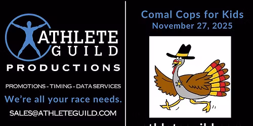 Comal Cops for Kids 17th Annual Gruene Turkey Trot 5k & Kids Turkey Chase
