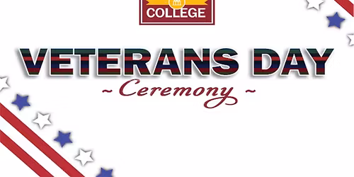 Dean College Veterans Day Ceremony