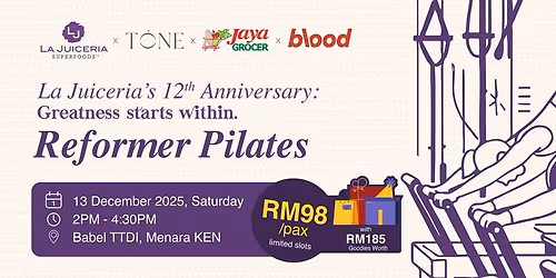 La Juiceria 12th Anniversary Reformer Pilates