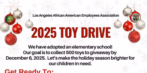 TOY DRIVE | LET'S TALK LACAAEA - COFFEE CHAT