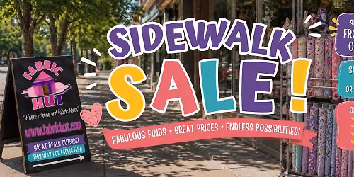 Sidewalk Sale!