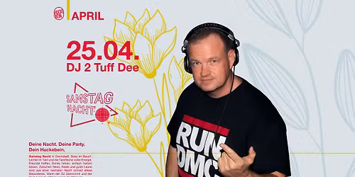 \ud83c\udf89 Deine Samstagnacht mit DJ 2 Tuff Dee (planet Radio)