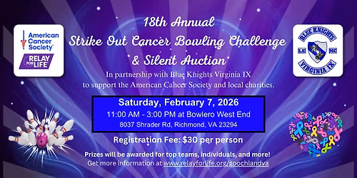 Strike Out Cancer Bowling Challenge & Silent Auction