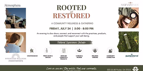 Rooted & Restored Local Wellness Market