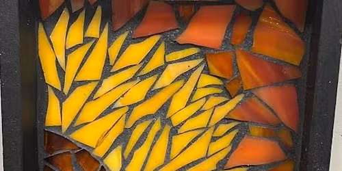 Sunflower Mosaic Shadowbox