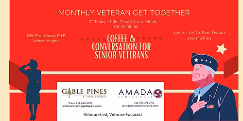 Coffee & Conversation for Senior Veterans