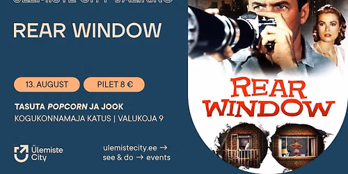 \u00dcLEMISTE CITY V\u00c4LIKINO | Rear Window (1954)