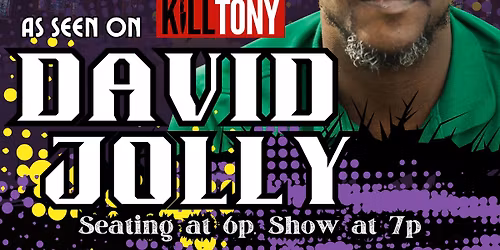 Lunchbox ComedyLIVE at The Sanctuary : David Jolly ( NETFLIX, KILLTONY)
