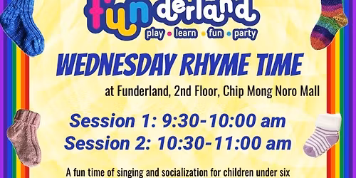 10:30 Wednesday RHYME TIME at Funderland Noro Lane