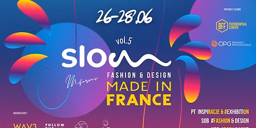Slow Fashion & Design vol.5 #MADEINFRANCE | OFF Piotrkowska | 26-28.06.2026