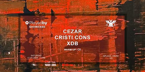 Playedby Showcase: Cezar \/ Cristi Cons \/ XDB