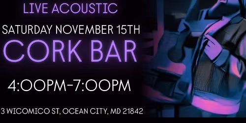 JOHNNY CARDO LIVE ACOUSTIC - CORK BAR 11\/15\/25