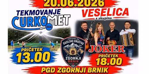 Curkomet in veselica 2026