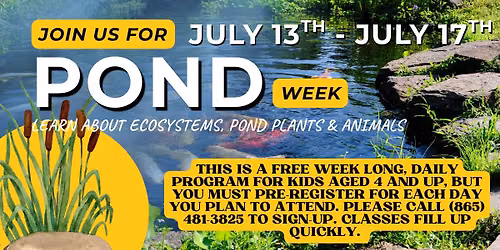 POND WEEK 2026