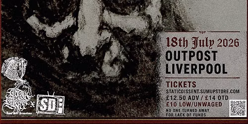 UNMOTHER \/\/ NEMOROUS \/\/ BURIAL \/\/ TECHNICULLIS - LIVERPOOL