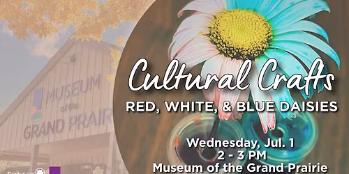 Cultural Crafts: Red, White, & Blue Daisies