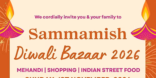 Sammamish Diwali Bazaar 2026