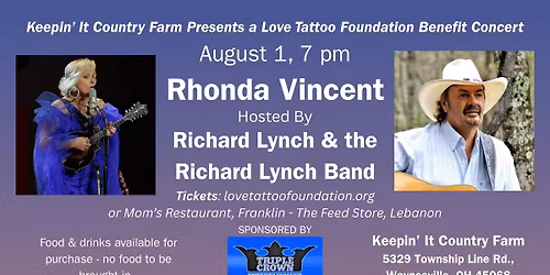 Rhonda Vincent Hosted by the Richard Lynch Band